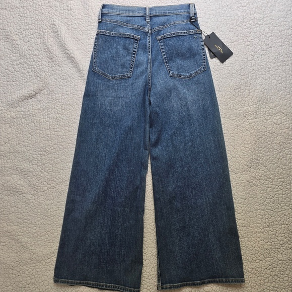 rag & bone Serena High Rise Crop Wide Leg Jeans Size 26 - Picture 9 of 15